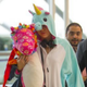 Illustration for article titled Miley Cyrus Flew To Australia In A Unicorn Onesie